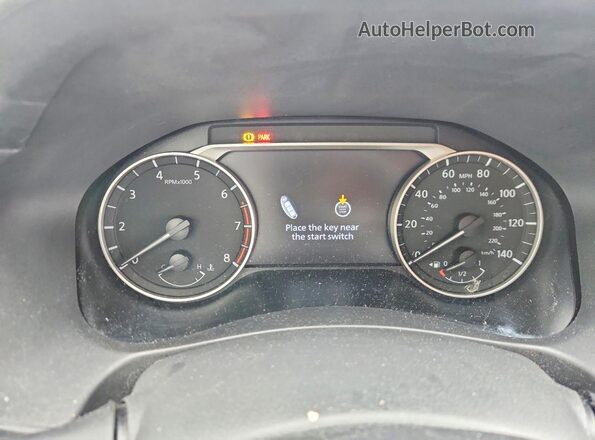 1N4BL4DV2NN354471 2022 NISSAN ALTIMA Gray Вид щитка приладів