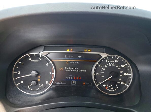 1N4BL4DV2PN314877 2023 NISSAN ALTIMA Черный Вид щитка приборов