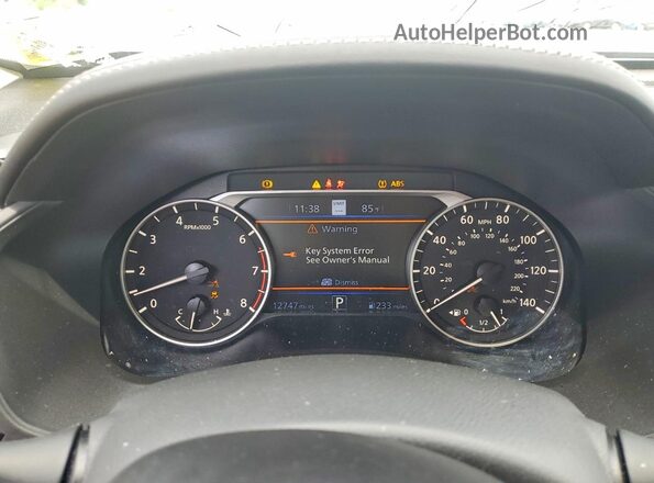 1N4BL4DV2RN366724 2024 NISSAN ALTIMA Black ხელსაწყოთა პანელის ხედი