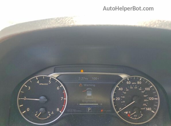 1N4BL4DV2RN381031 2024 NISSAN ALTIMA Серый Вид щитка приборов