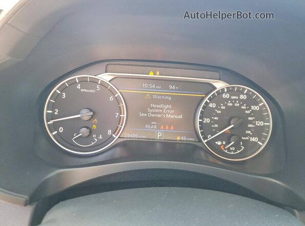 1N4BL4DV2RN434083 2024 NISSAN ALTIMA Серебряный Вид щитка приборов