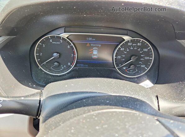 1N4BL4DV2SN305377 2025 NISSAN ALTIMA Burgundy ხელსაწყოთა პანელის ხედი
