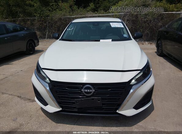1N4BL4DV2SN313642 2025 NISSAN ALTIMA White ხელსაწყოთა პანელის ხედი