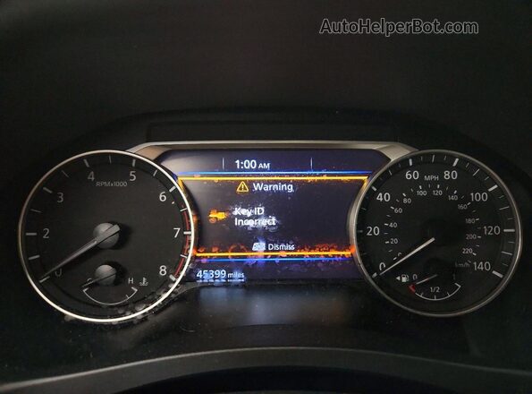 1N4BL4DV2SN324186 2025 NISSAN ALTIMA Black ხელსაწყოთა პანელის ხედი