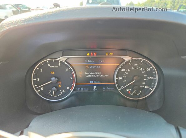 1N4BL4DV2SN341487 2025 NISSAN ALTIMA Gray Սարքավորումների վահանակի տեսք