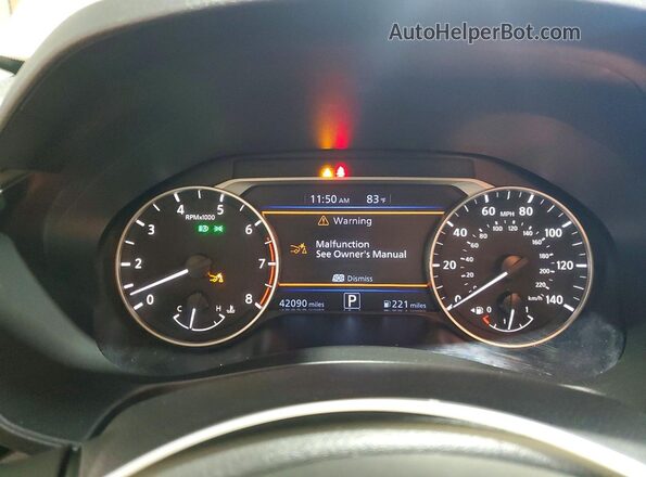 1N4BL4DV2SN360914 2025 NISSAN ALTIMA Silver Սարքավորումների վահանակի տեսք
