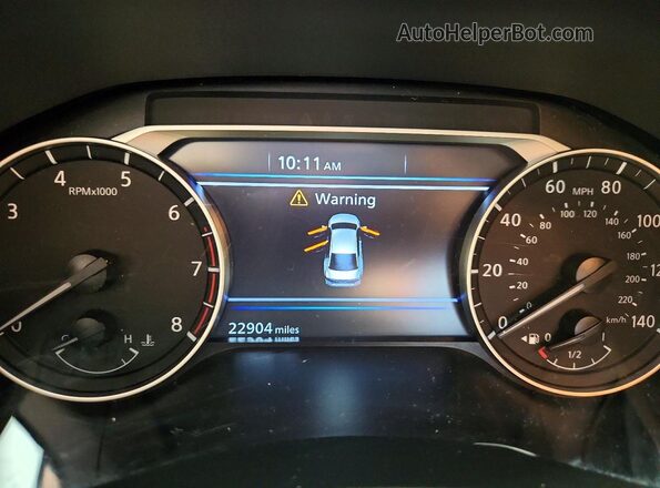 1N4BL4DV2SN433599 2025 NISSAN ALTIMA Black Vista del cuadro de instrumentos