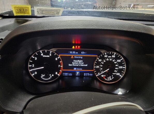 1N4BL4DV2TN305784 2026 NISSAN ALTIMA Silver Vista del cuadro de instrumentos