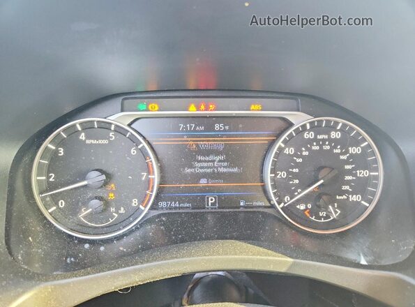 1N4BL4DV3KC185181 2019 NISSAN ALTIMA Black Instrument cluster view