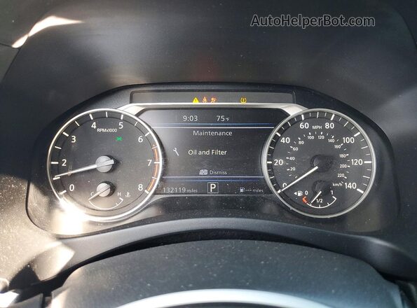 1N4BL4DV3LC253707 2020 NISSAN ALTIMA Gray Вид щитка приладів