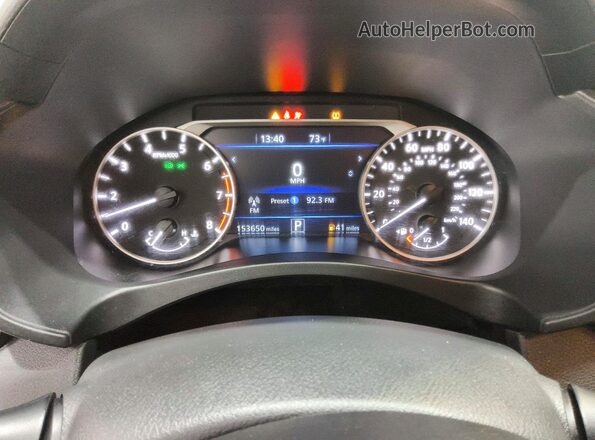 1N4BL4DV3MN343395 2021 NISSAN ALTIMA Серебряный Вид щитка приборов