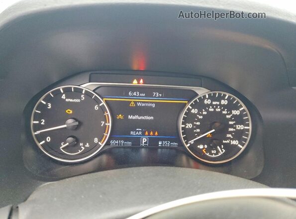 1N4BL4DV3RN413761 2024 NISSAN ALTIMA Белый Вид щитка приборов