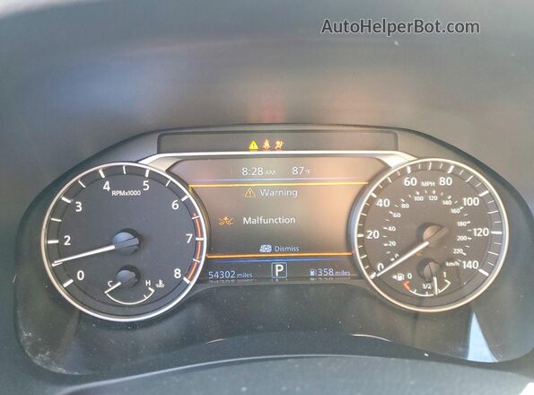 1N4BL4DV3RN417731 2024 NISSAN ALTIMA White Widok zestawu wskaźników