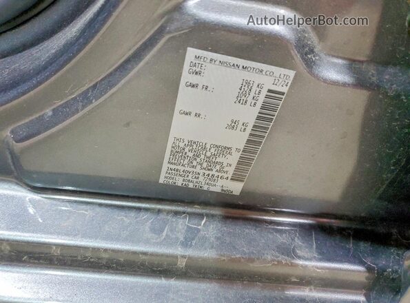 1N4BL4DV3SN348464 2025 NISSAN ALTIMA Gray Вид підкапотного простору