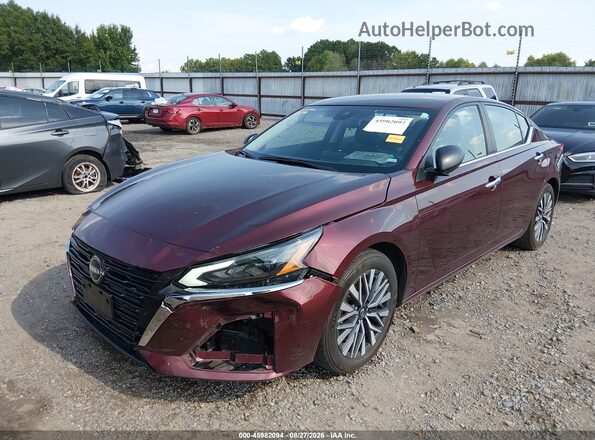 1N4BL4DV3SN373557 2025 NISSAN ALTIMA Бордовый Передняя левая четверть