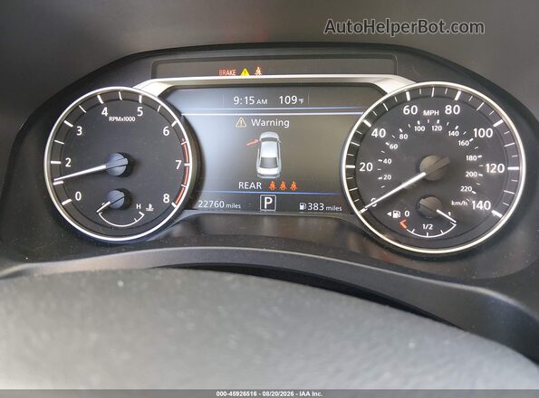 1N4BL4DV3SN395140 2025 NISSAN ALTIMA White Widok tylnych siedzeń