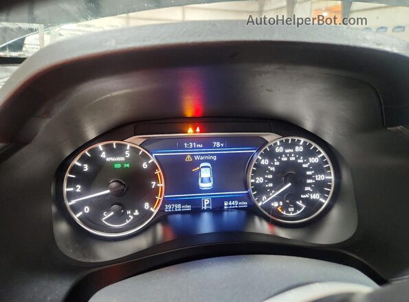 1N4BL4DV3SN402183 2025 NISSAN ALTIMA Black Սարքավորումների վահանակի տեսք