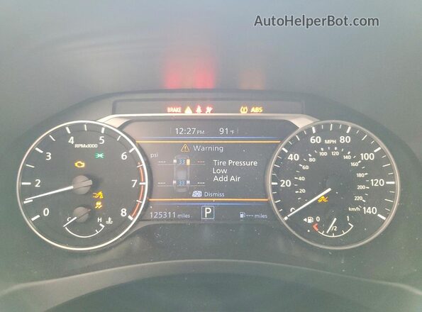1N4BL4DV4MN312642 2021 NISSAN ALTIMA Угольный Вид щитка приборов