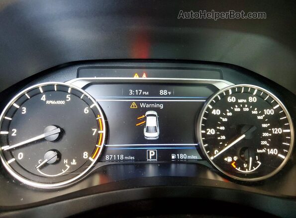 1N4BL4DV4MN314097 2021 NISSAN ALTIMA Black Սարքավորումների վահանակի տեսք