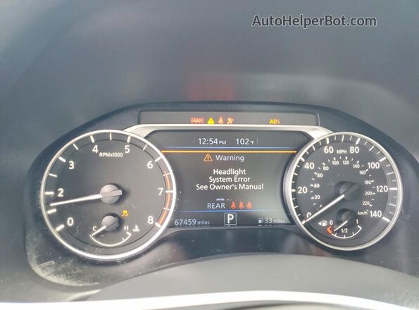 1N4BL4DV4PN340123 2023 NISSAN ALTIMA Black Սարքավորումների վահանակի տեսք