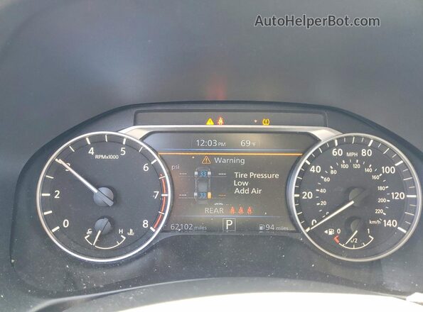 1N4BL4DV4RN357992 2024 NISSAN ALTIMA Burgundy Սարքավորումների վահանակի տեսք