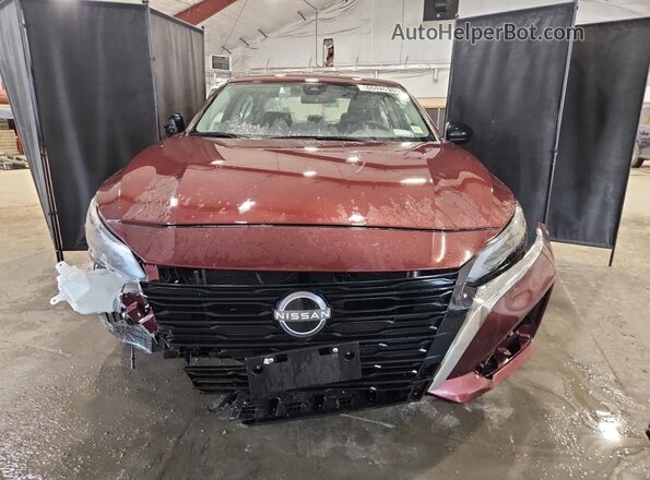 1N4BL4DV4SN335433 2025 NISSAN ALTIMA Red VIN կոդի պիտակի տեսք