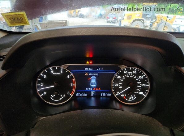 1N4BL4DV4SN335433 2025 NISSAN ALTIMA Red Սարքավորումների վահանակի տեսք