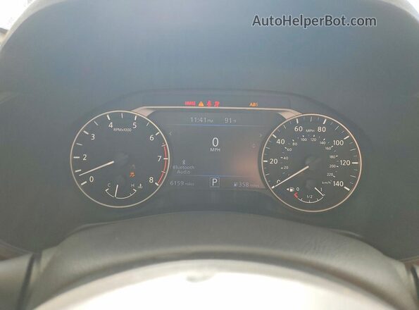 1N4BL4DV4SN433829 2025 NISSAN ALTIMA Black Vista del cuadro de instrumentos