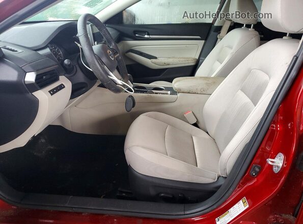 1N4BL4DV5KC164686 2019 NISSAN ALTIMA Burgundy Widok wnętrza z przodu