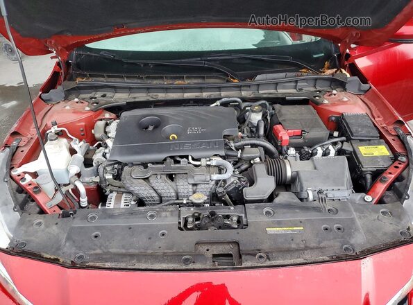 1N4BL4DV5KC164686 2019 NISSAN ALTIMA Burgundy Widok wnętrza z tyłu