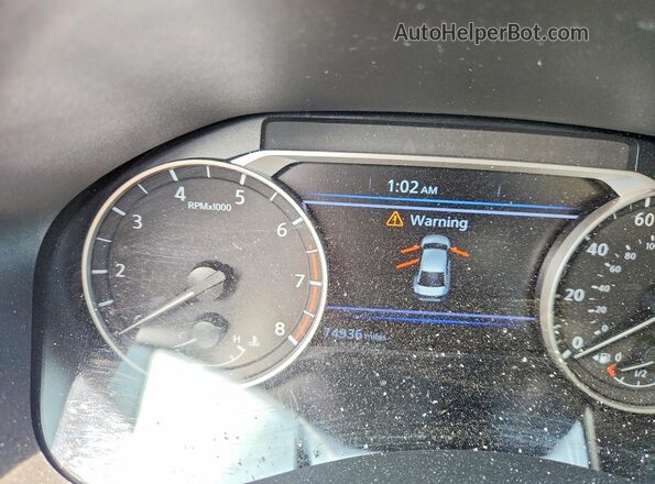 1N4BL4DV5MN309975 2021 NISSAN ALTIMA Gray Вид щитка приладів
