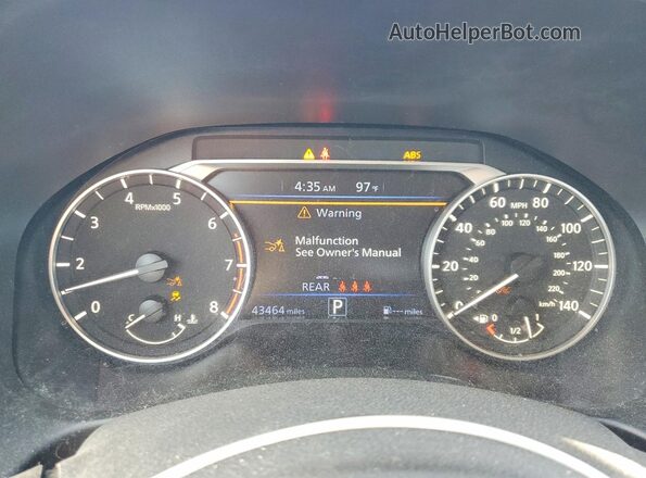 1N4BL4DV5RN300183 2024 NISSAN ALTIMA Серебряный Вид щитка приборов