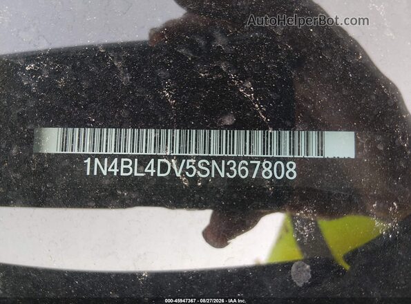 1N4BL4DV5SN367808 2025 NISSAN ALTIMA Gray ძრავის განყოფილების ხედი