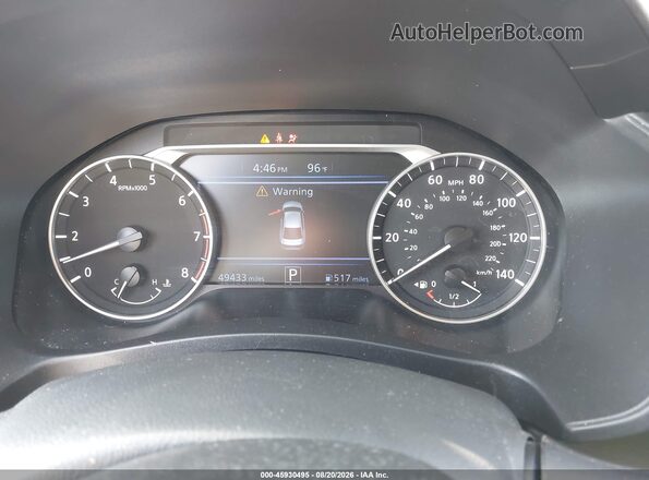 1N4BL4DV5SN371034 2025 NISSAN ALTIMA White უკანა სავარძლების ხედი