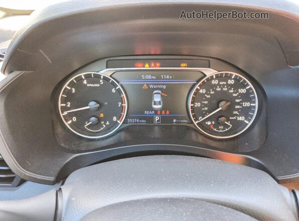 1N4BL4DV5SN373852 2025 NISSAN ALTIMA White ხელსაწყოთა პანელის ხედი