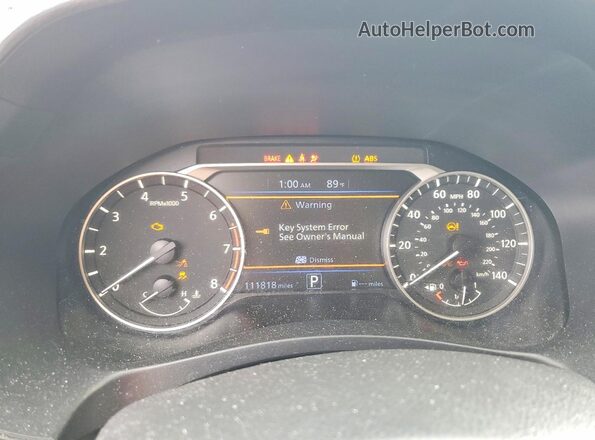 1N4BL4DV6NN333087 2022 NISSAN ALTIMA Gray Vista del cuadro de instrumentos
