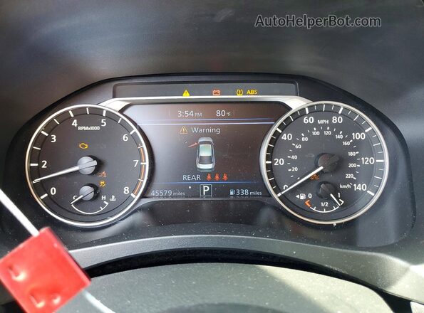 1N4BL4DV6RN382991 2024 NISSAN ALTIMA Серый Вид щитка приборов