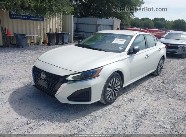 1N4BL4DV6RN419943 2024 NISSAN ALTIMA White Առջևի ձախ երեք քառորդ տեսարան