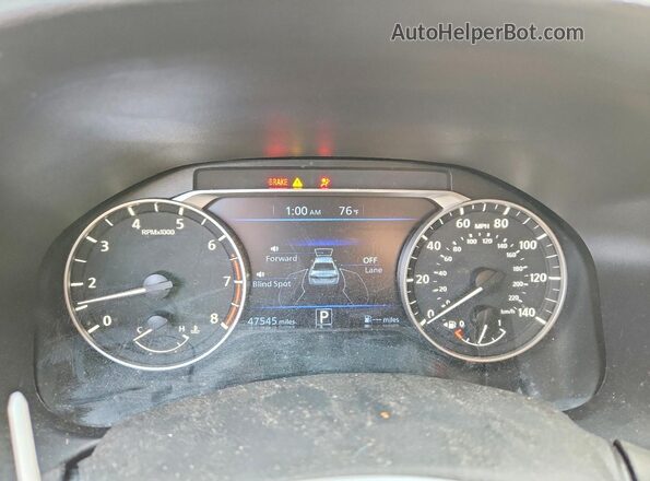 1N4BL4DV6SN324255 2025 NISSAN ALTIMA Maroon Widok zestawu wskaźników