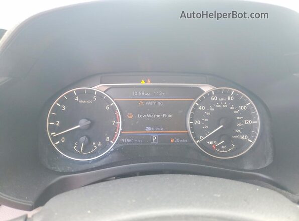 1N4BL4DV7KC101007 2019 NISSAN ALTIMA Черный Вид щитка приборов