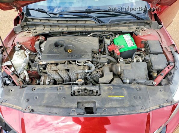 1N4BL4DV7KC101847 2019 NISSAN ALTIMA Maroon Widok wnętrza z tyłu
