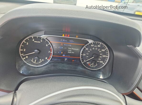 1N4BL4DV7MN331797 2021 NISSAN ALTIMA Black Instrument cluster view