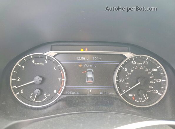 1N4BL4DV7MN346591 2021 NISSAN ALTIMA Gray Սարքավորումների վահանակի տեսք