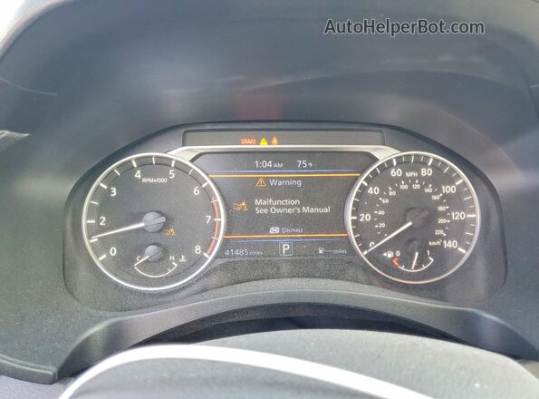1N4BL4DV7MN351032 2021 NISSAN ALTIMA Серый Вид щитка приборов
