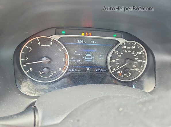 1N4BL4DV7MN378375 2021 NISSAN ALTIMA Gray Вид щитка приладів