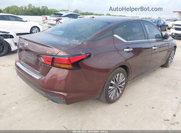 1N4BL4DV7PN313885 2023 NISSAN ALTIMA Бордовый Задняя правая четверть