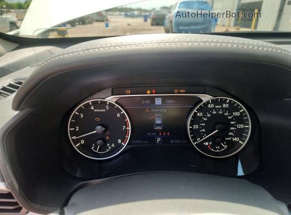 1N4BL4DV7RN408336 2024 NISSAN ALTIMA White ხელსაწყოთა პანელის ხედი