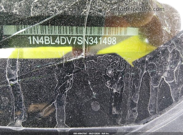 1N4BL4DV7SN341498 2025 NISSAN ALTIMA Серый Вид подкапотного пространства