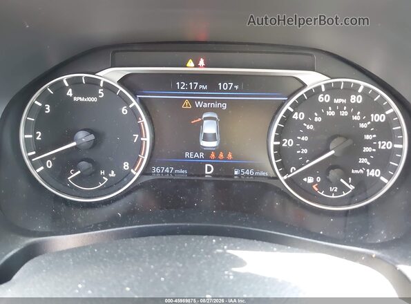 1N4BL4DV7SN378339 2025 NISSAN ALTIMA Silver Widok tylnych siedzeń