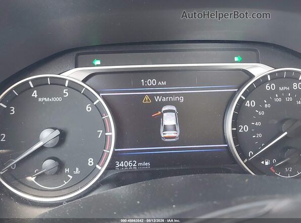1N4BL4DV7SN397389 2025 NISSAN ALTIMA Black უკანა სავარძლების ხედი